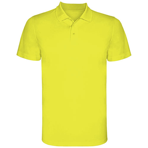 Polo sport publicitaire Homme 150gr Monzha ROLY Jaune fluo